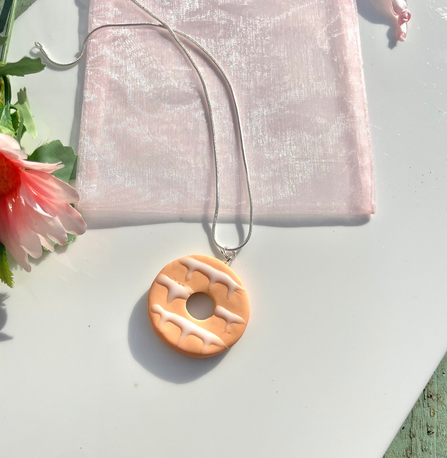 Party Ring Biscuit Necklace