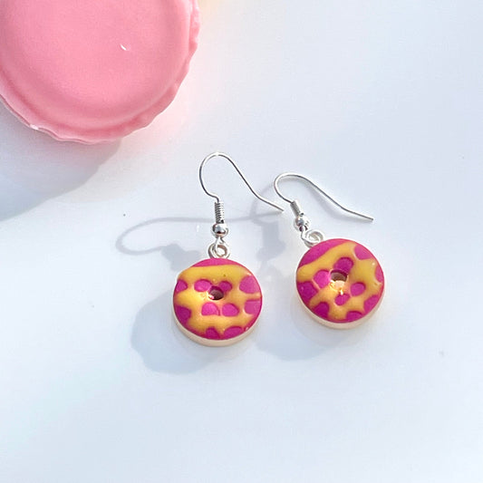 Sterling Silver Party Ring Biscuit Earrings