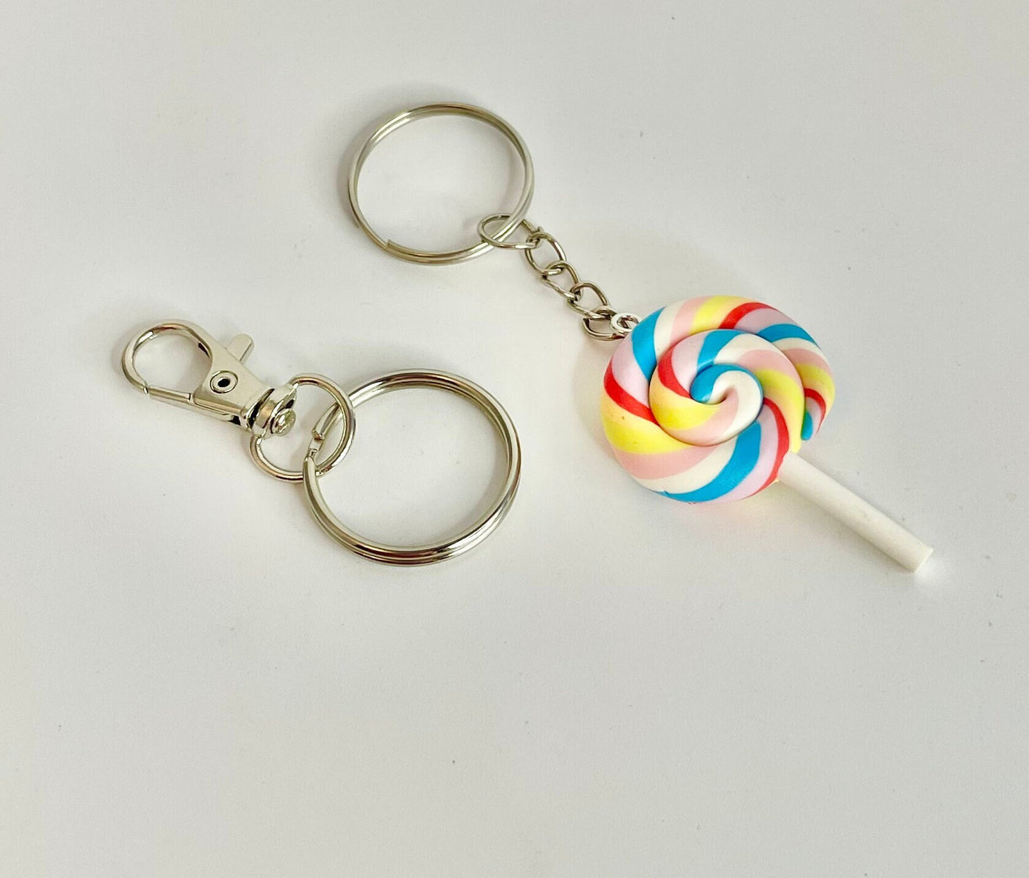 Rainbow Lolly Popsicle Keyring