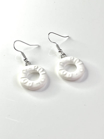 925 Silver Polo Mint Earrings
