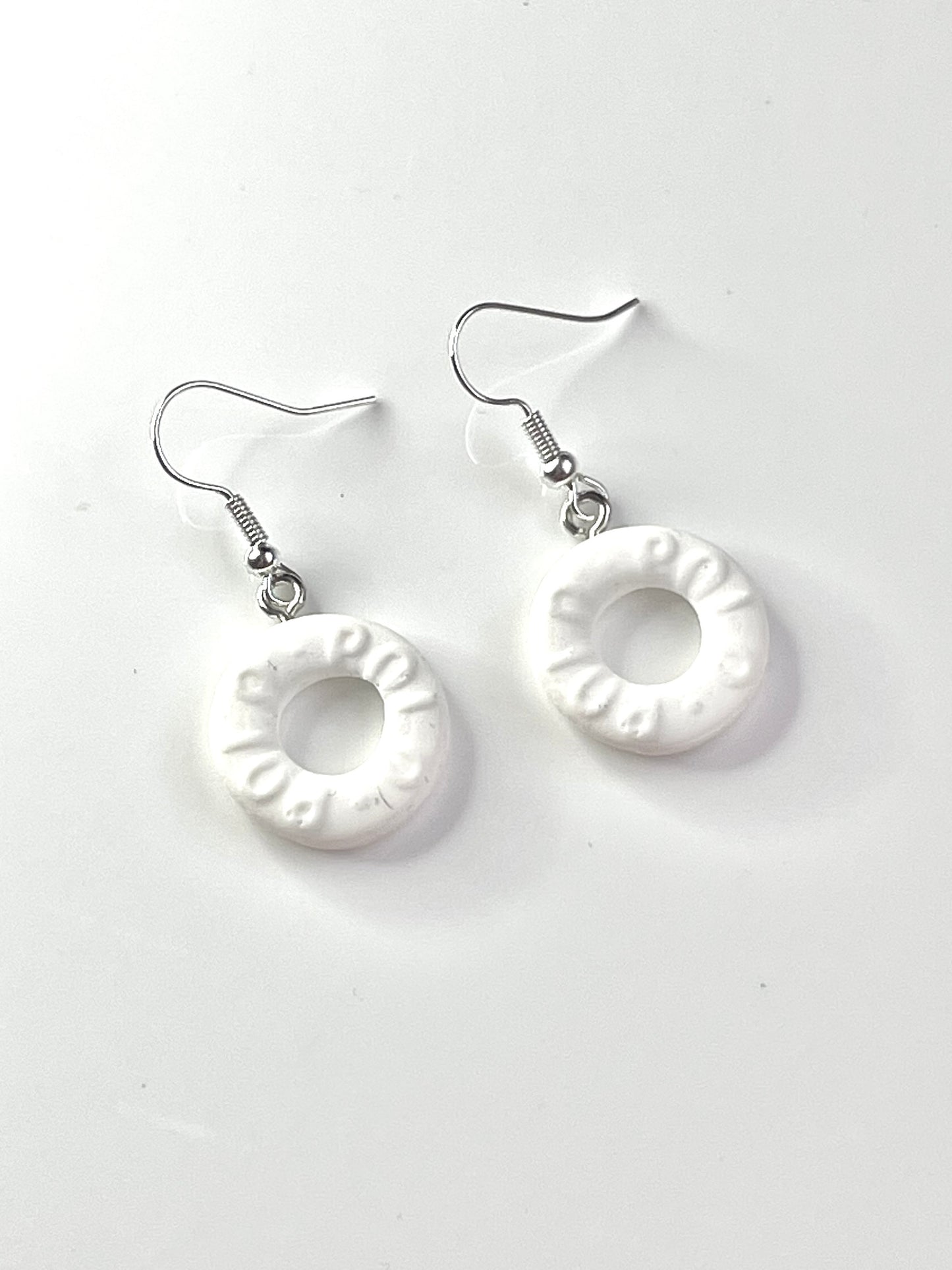 925 Silver Polo Mint Earrings
