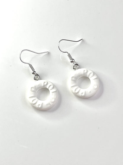 925 Silver Polo Mint Earrings