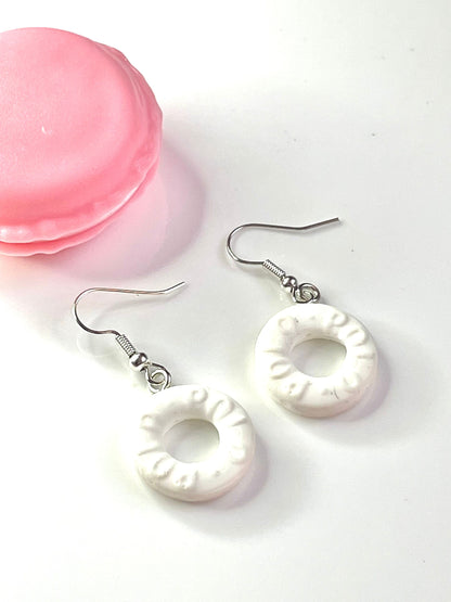 925 Silver Polo Mint Earrings