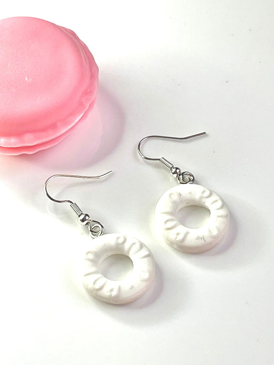 925 Silver Polo Mint Earrings