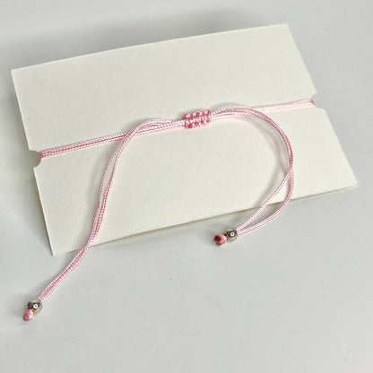 Pink Friendship Candy Bracelet Adjustable