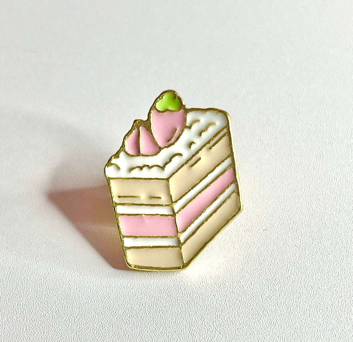 Cake Slice Enamel Pin Badge