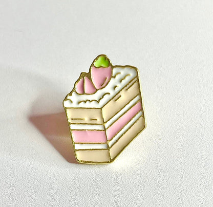 Cake Slice Enamel Pin Badge