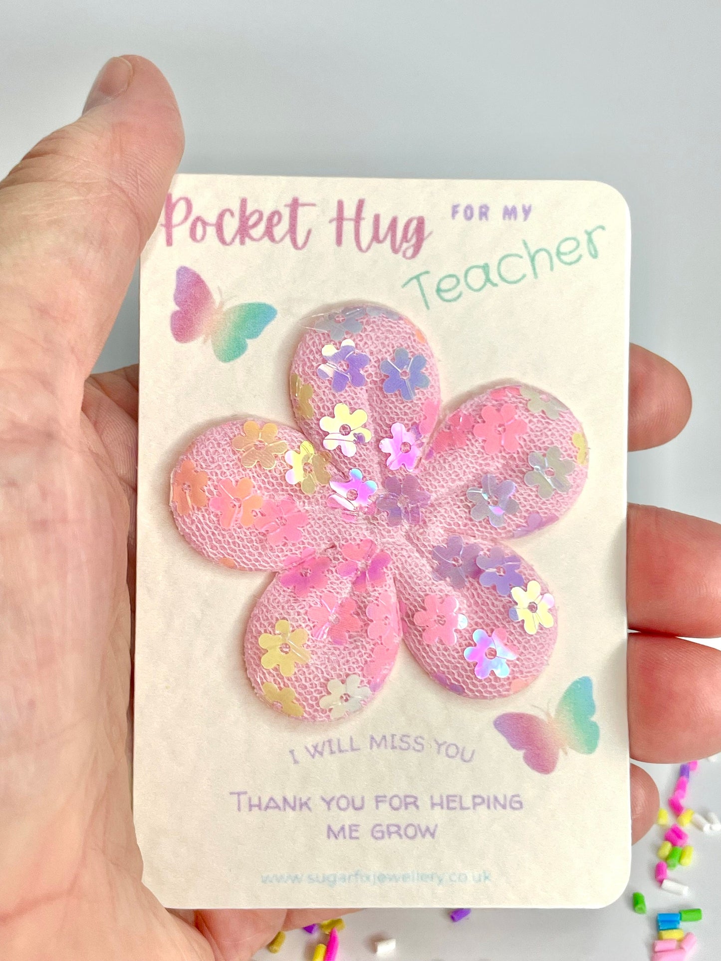 Teacher Thank You Pocket Hug Gift