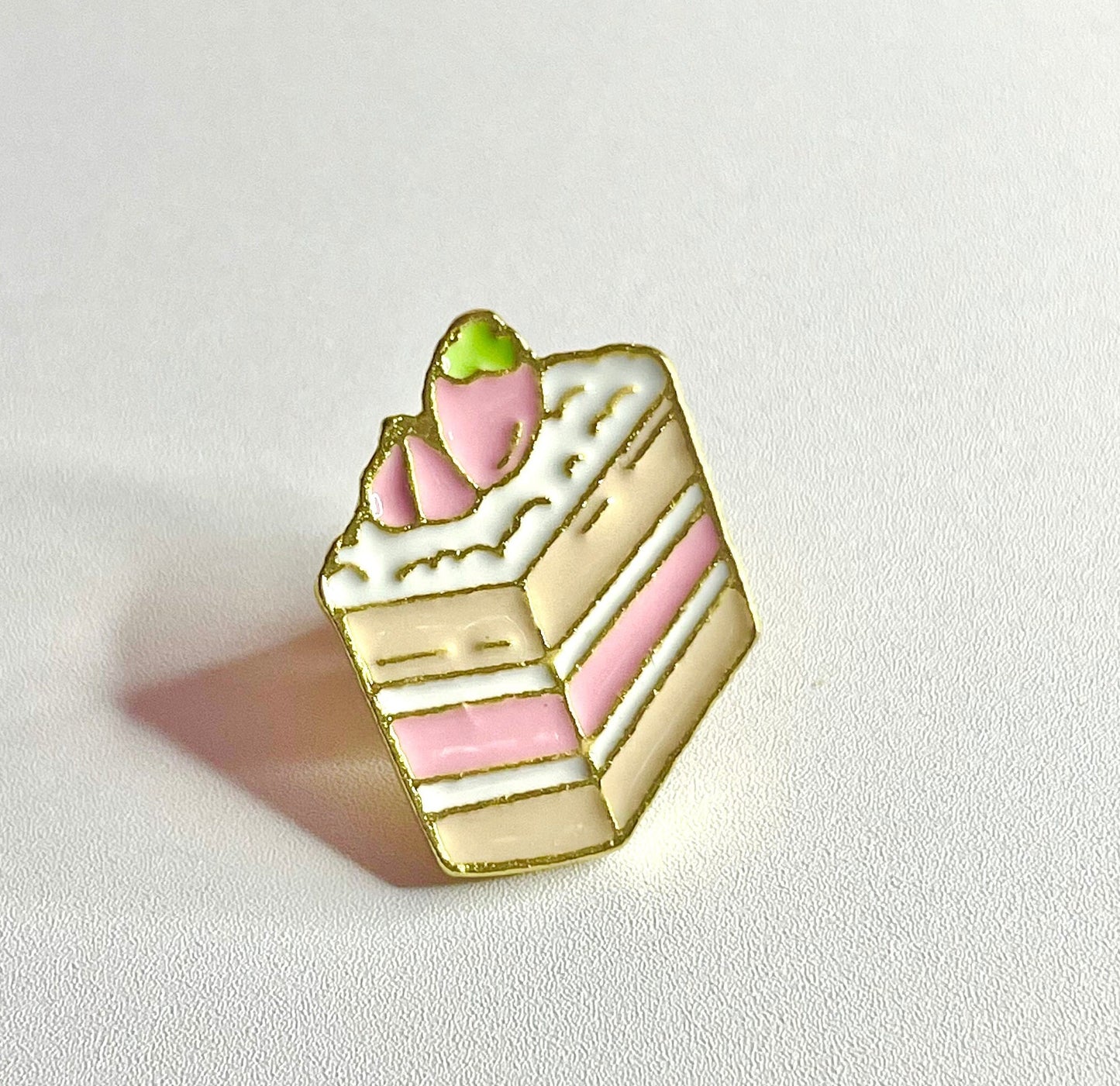 Cake Slice Enamel Pin Badge