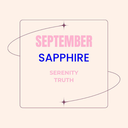 September Sapphire Crystal Birthstone Cupcake Pendant