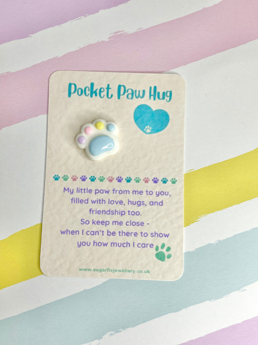 Parent Pet Paw Pocket Hug Gift