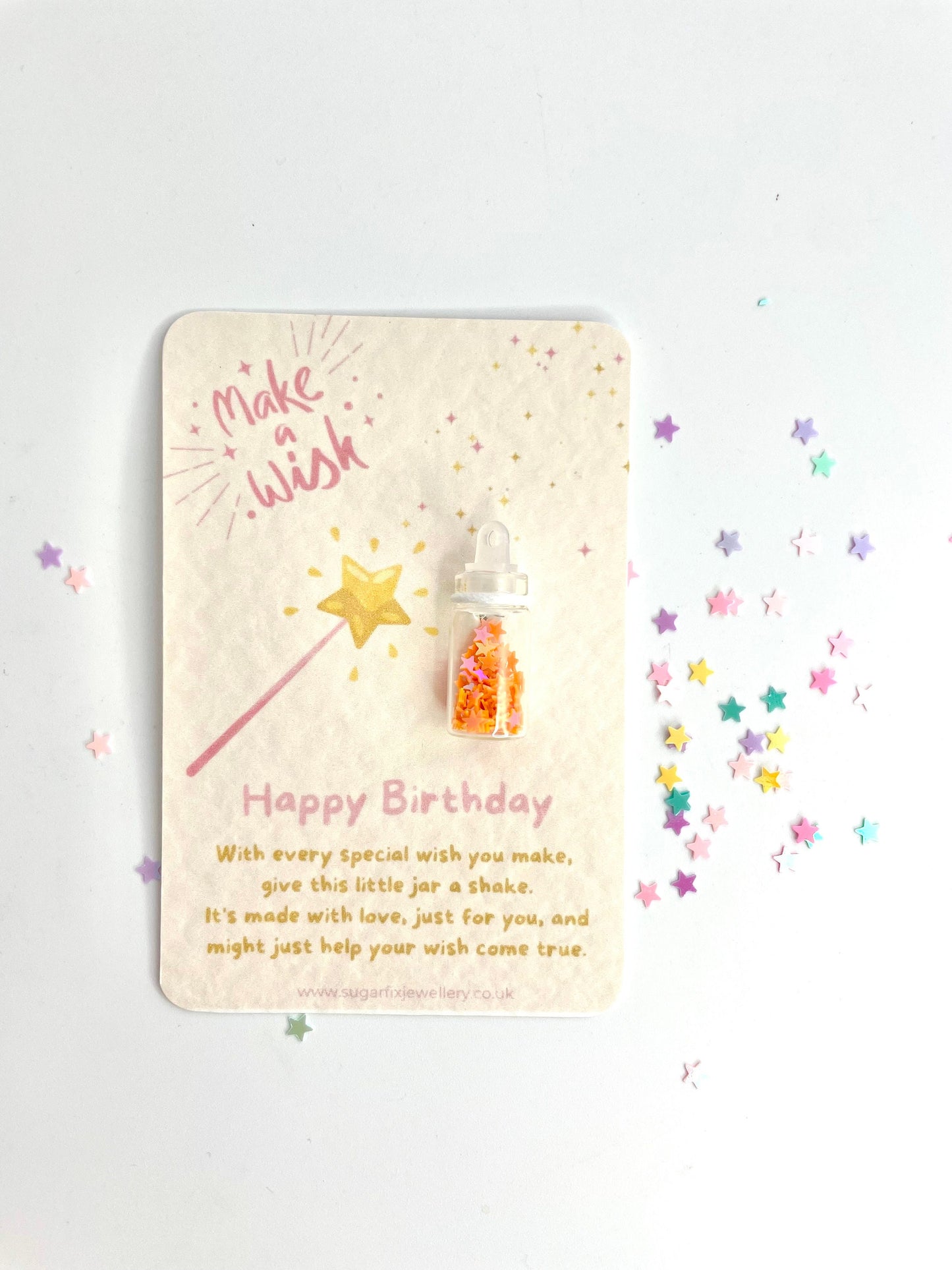 Birthday Jar of Wishes Pocket Hug