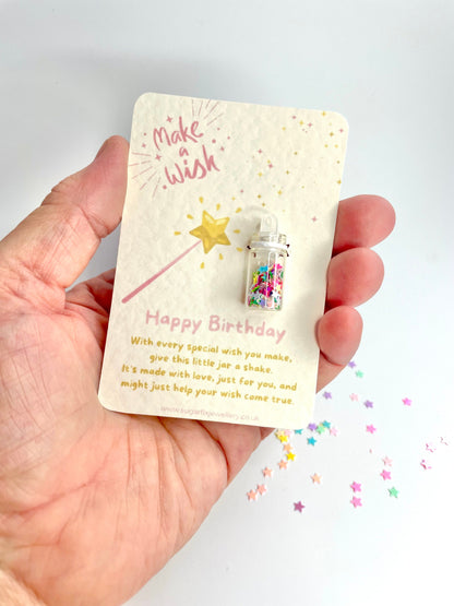 Birthday Jar of Wishes Pocket Hug