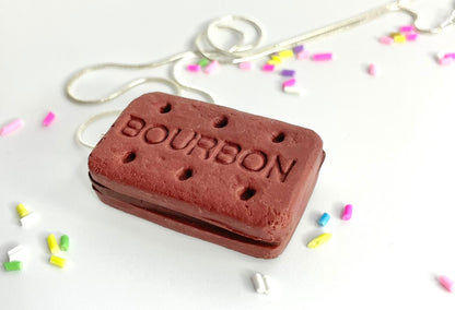 Handmade Clay Bourbon Biscuit Necklace