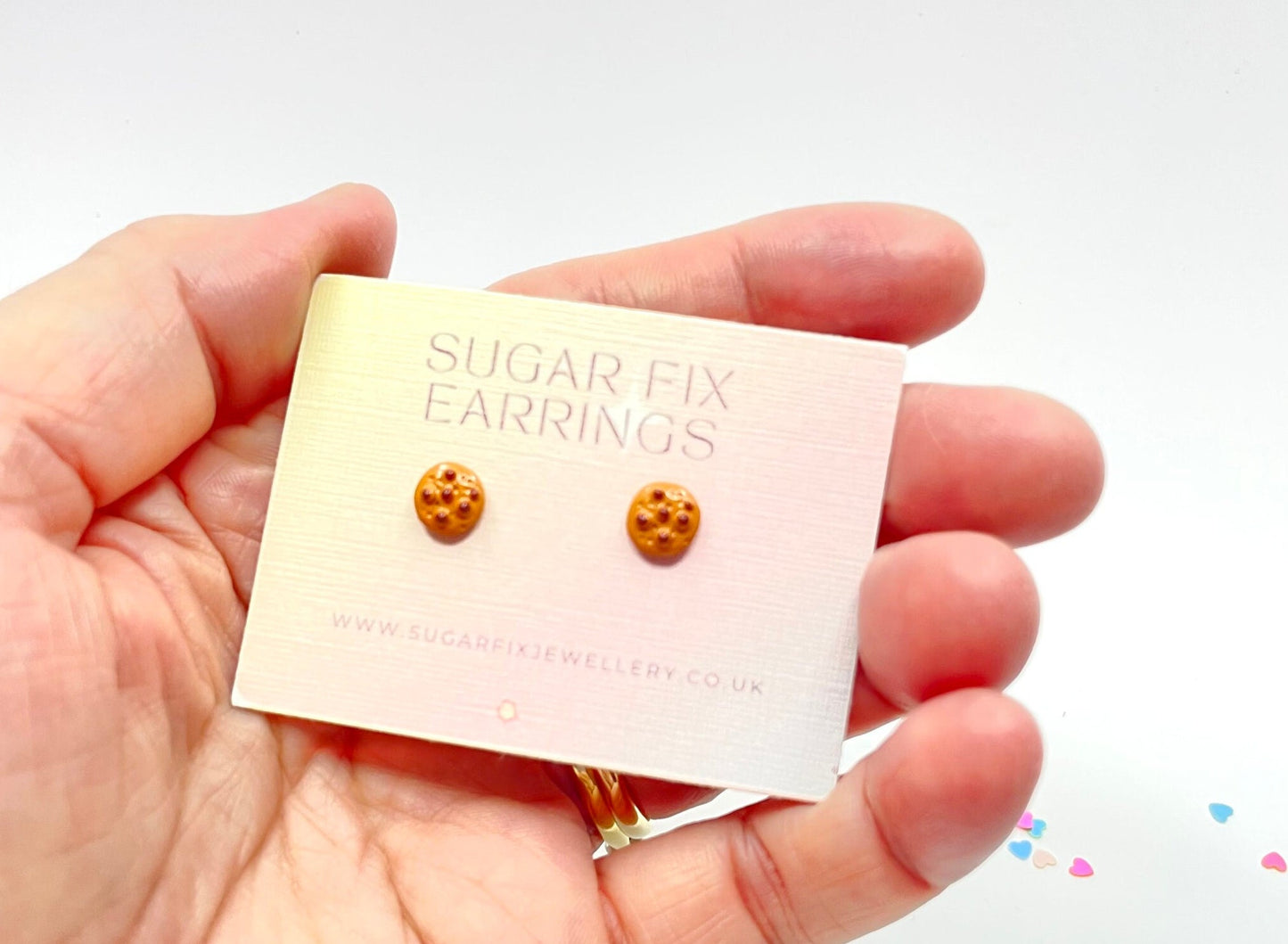 Tiny Cookie Hypoallergenic Earrings