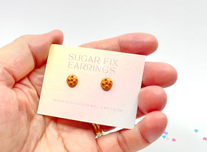 Tiny Cookie Hypoallergenic Earrings