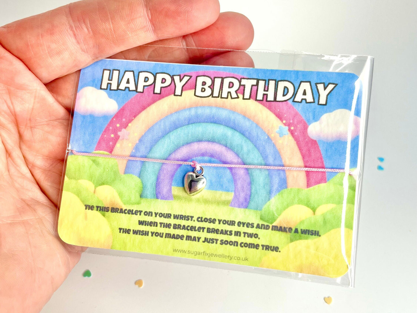 Happy Birthday Wish Bracelet - Letter Box Gift