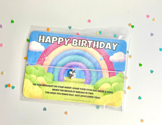 Happy Birthday Wish Bracelet - Letter Box Gift