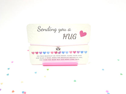 Sending a Hug Wish Bracelet
