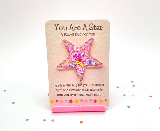 You Are A Star Pocket Hug