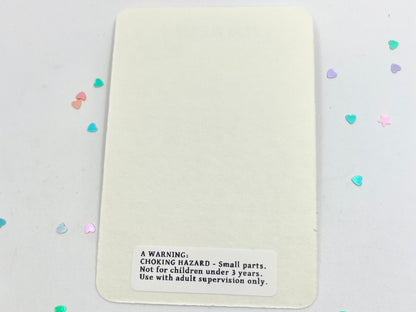 Pink Glitter Heart Pocket Hug