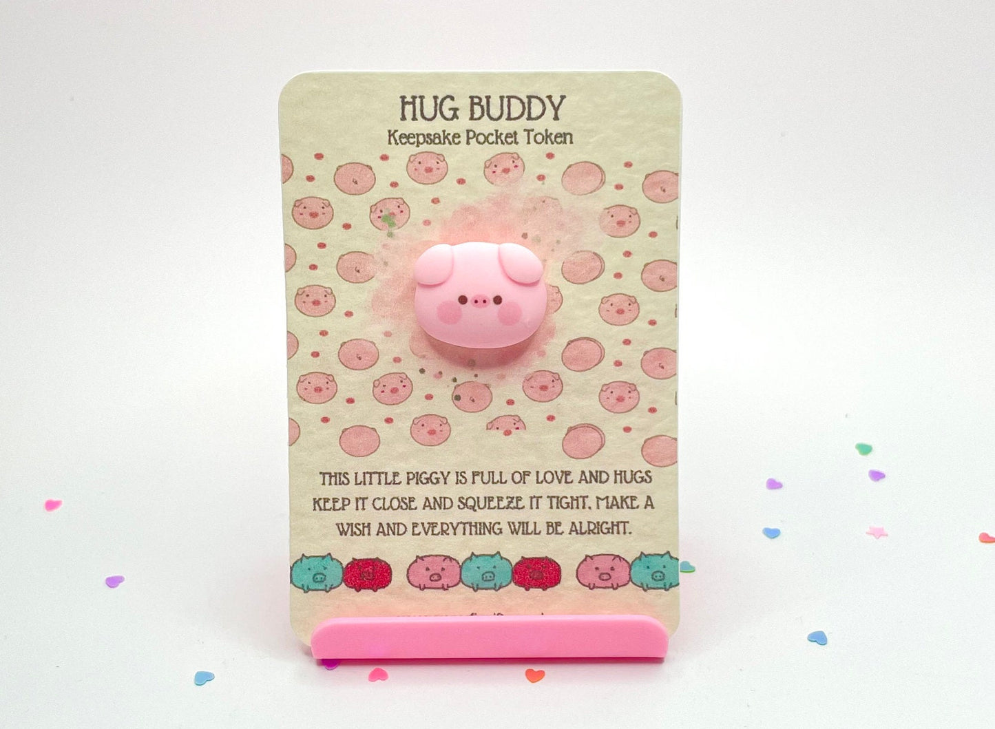 Piggy Wish Pocket Buddy Hug