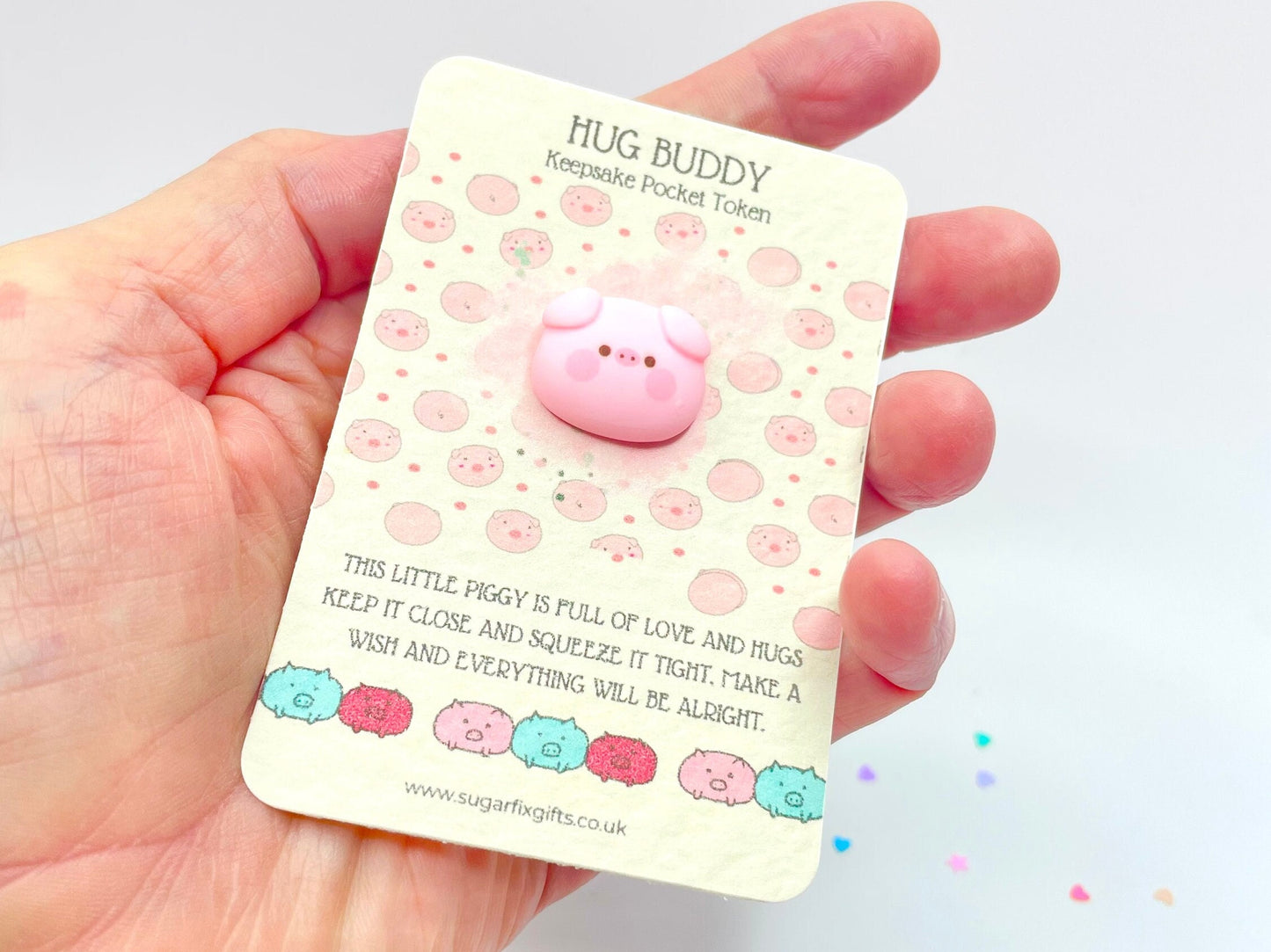 Piggy Wish Pocket Buddy Hug