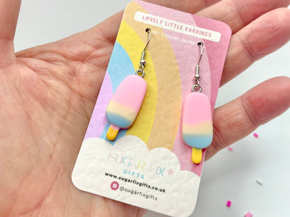Sterling Silver Lollipop Earrings