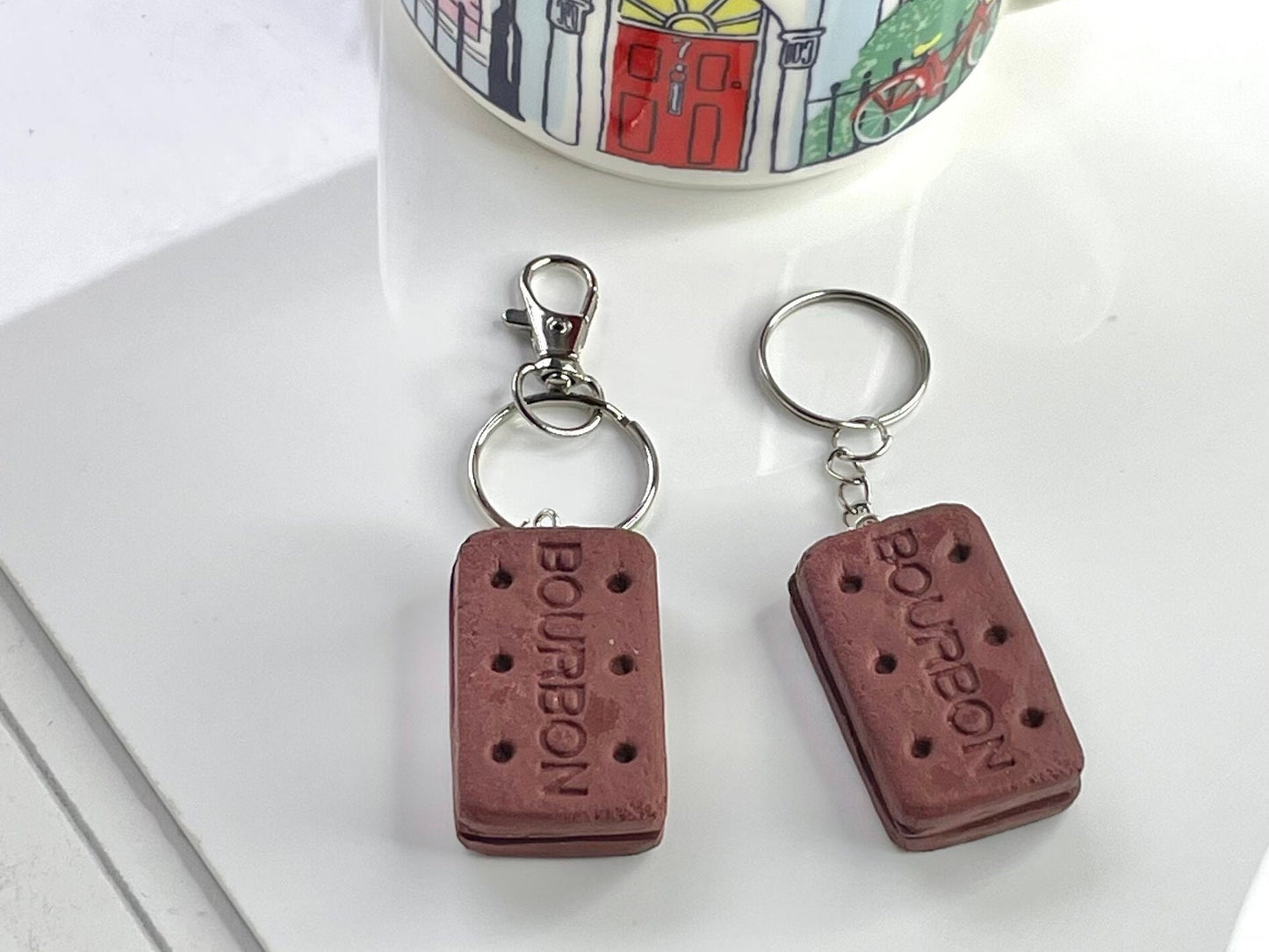 Bourbon Biscuit Keyring