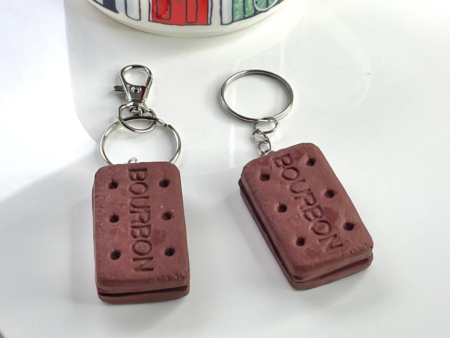 Bourbon Biscuit Keyring