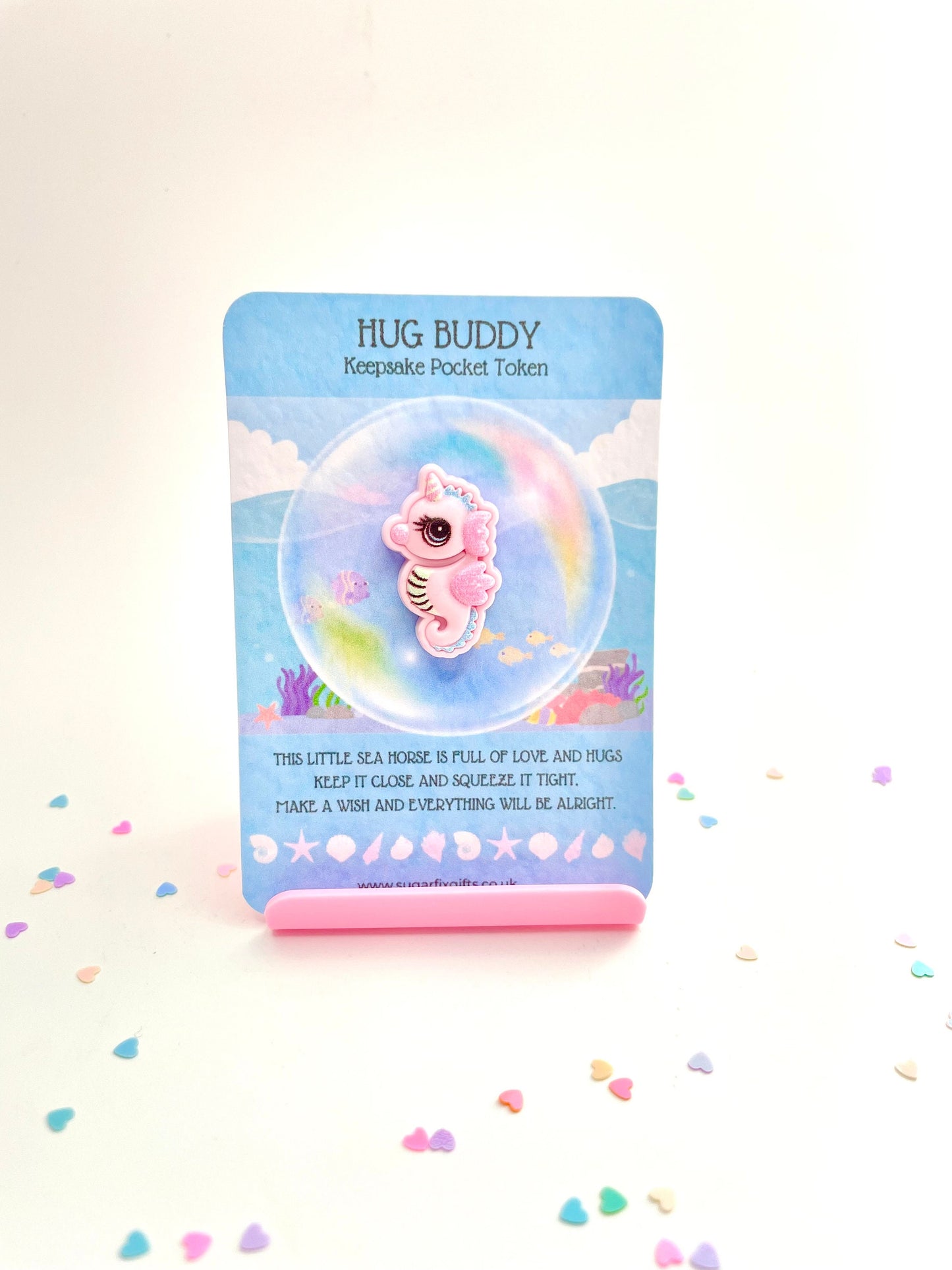 Sea Horse Buddy Pocket Hug