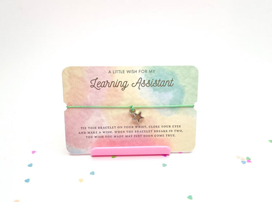 Learning Assistant Wish Bracelet