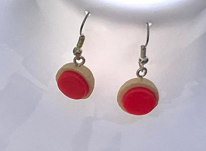 Silver Jam Tart Earrings