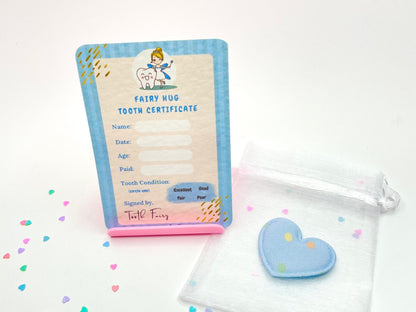 Blue Tooth Fairy Pocket Hug Gift Set
