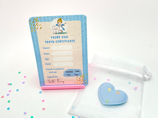 Blue Tooth Fairy Pocket Hug Gift Set
