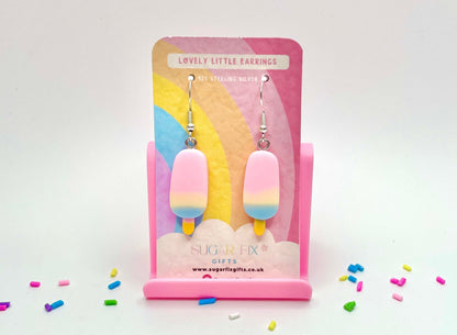 Sterling Silver Lollipop Earrings