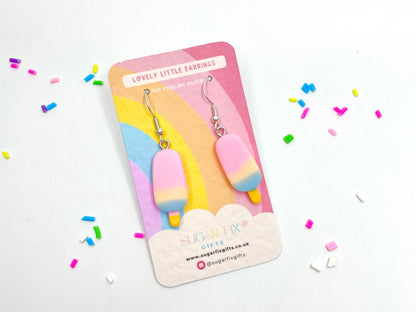 Sterling Silver Lollipop Earrings