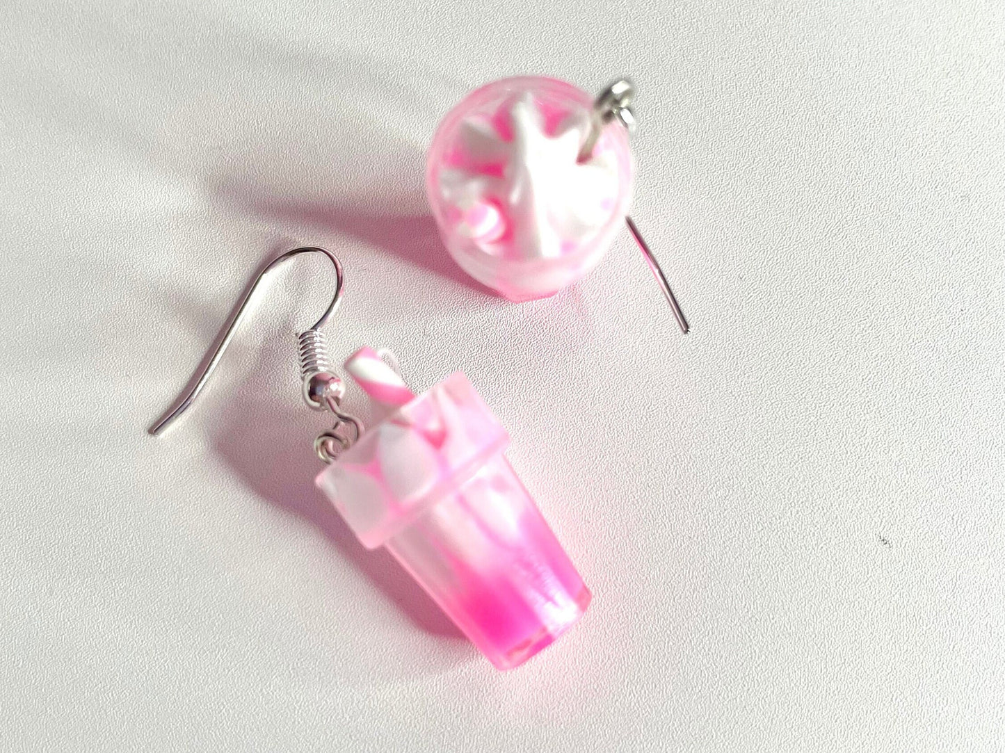 Sterling Silver Ice Cream Sundae Earrings
