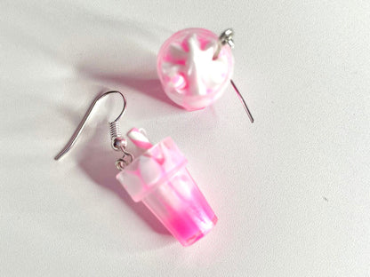 Sterling Silver Ice Cream Sundae Earrings