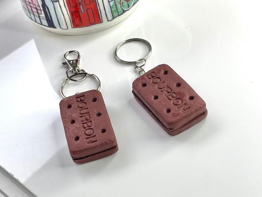 Bourbon Biscuit Keyring