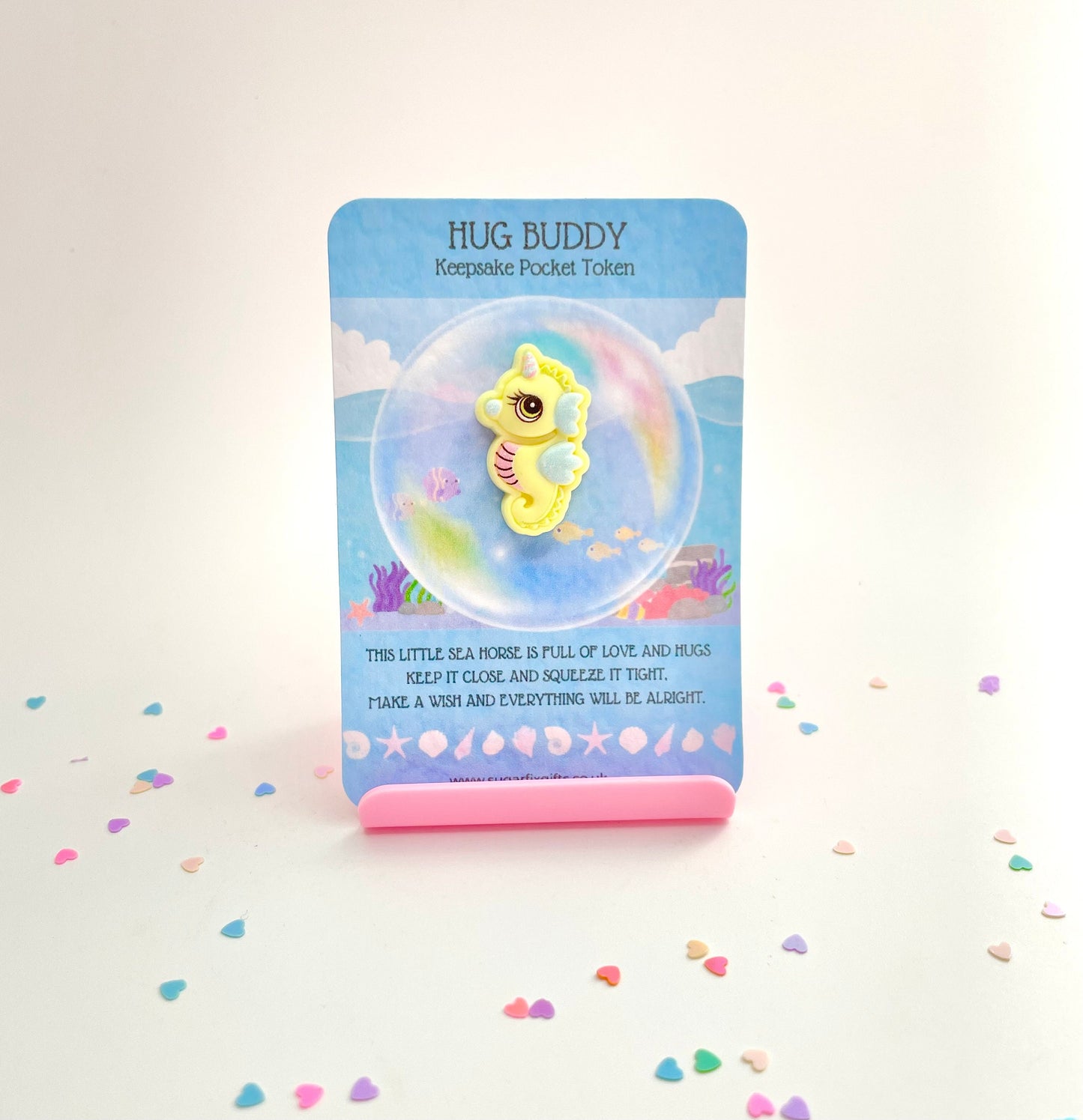 Sea Horse Buddy Pocket Hug