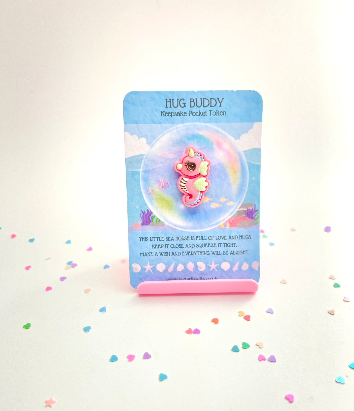Sea Horse Buddy Pocket Hug