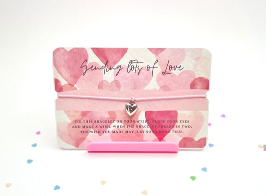 Lots Of Love Pink Wish Bracelet