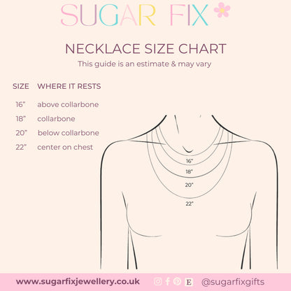 Conversation Candy Hearts Necklace
