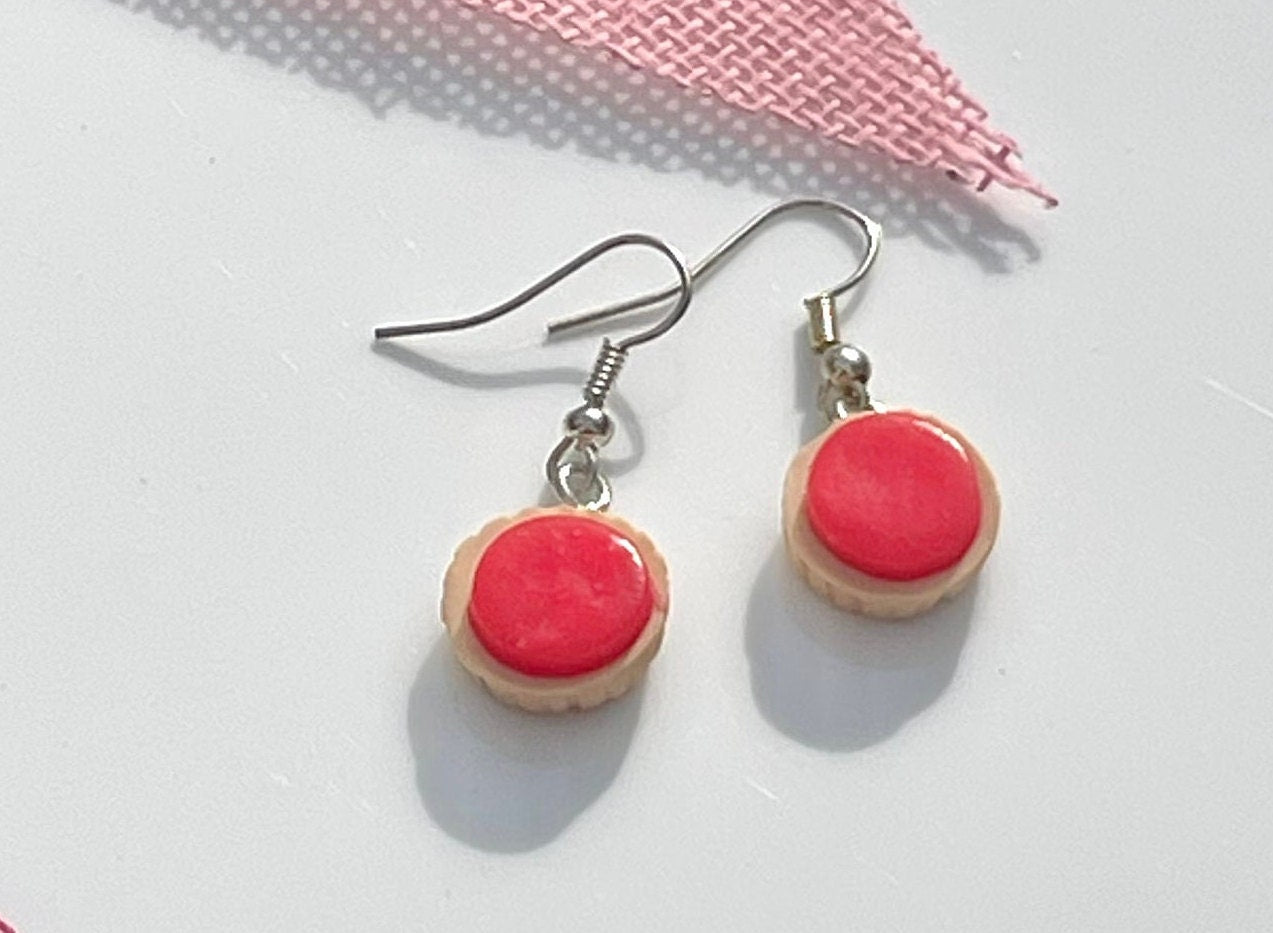 Silver Jam Tart Earrings