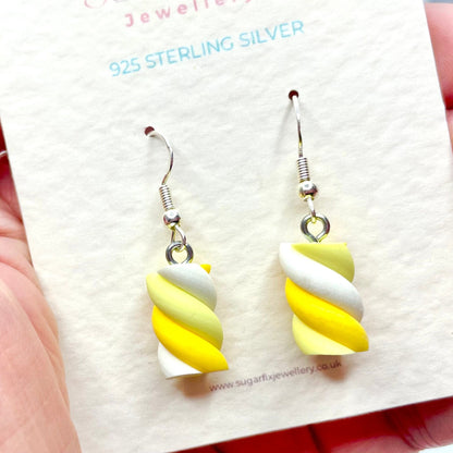 Sterling Silver Marshmallow Earrings