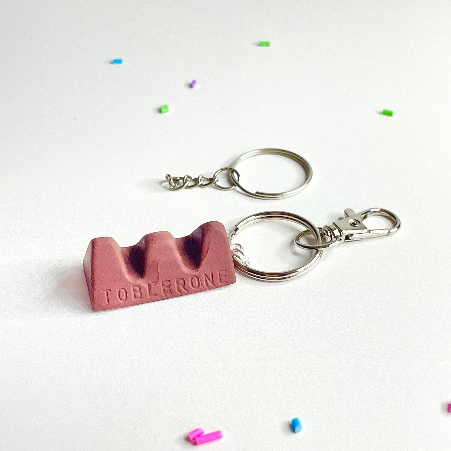 Chocolate Toblerone Keyring