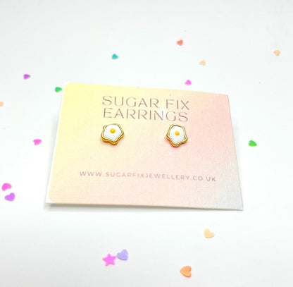 Poached Egg Stud Earrings