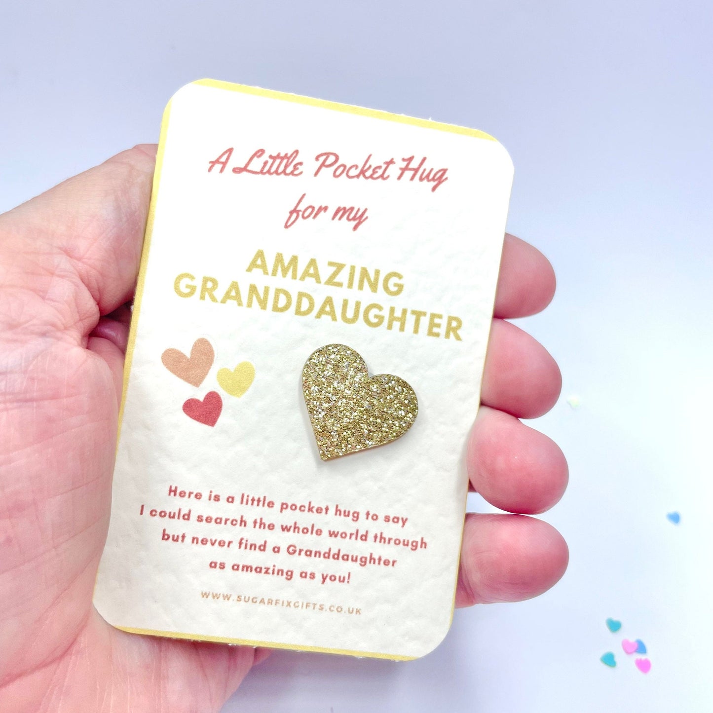 Amazing Granddaughter Pocket Hug
