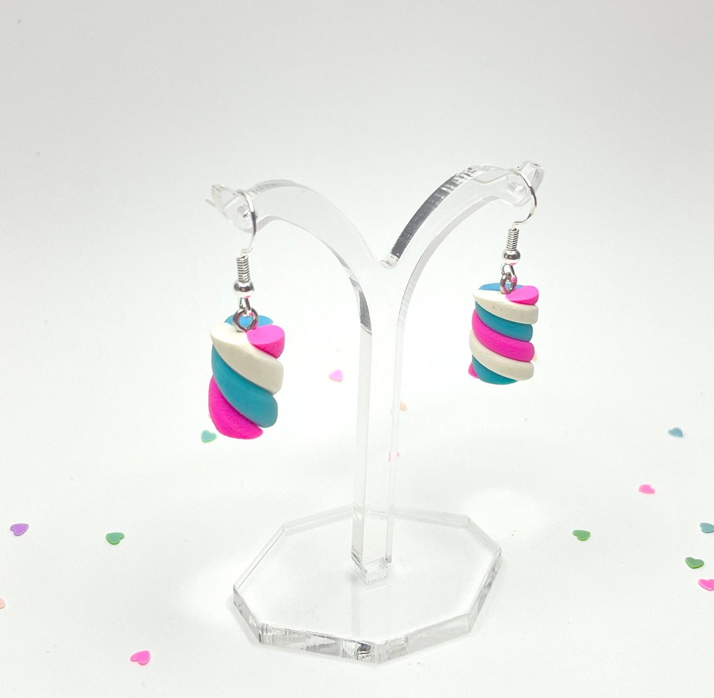 Sterling Silver Flump Marshmallow Earrings